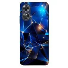 TPU чохол Demsky Abstract purple pattern для Oppo A17