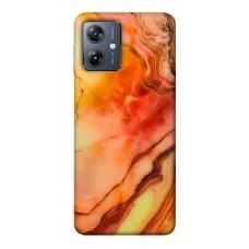 TPU чохол Demsky Червоний корал мармур для Motorola Moto G54