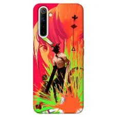 TPU чохол Demsky Anime evolution 5 Людина-бензопила (Chainsaw Man) для Realme 6