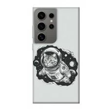 TPU чехол Demsky Кіт космонавт для Samsung Galaxy S24 Ultra