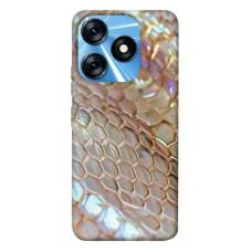 TPU чохол Demsky Gold snake skin для TECNO Spark 10 Pro