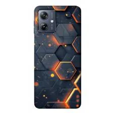 TPU чохол Demsky Burning hex pattern для Motorola Moto G54