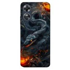 TPU чохол Demsky Black snake для Oppo A17