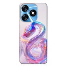 TPU чохол Demsky Holographic serpent для TECNO Spark 10 Pro