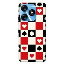 TPU чохол Demsky Card Grid для TECNO Spark 10 Pro