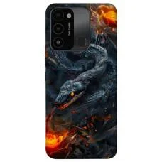 TPU чохол Demsky Black snake для Tecno Spark Go 2022 (KG5m)