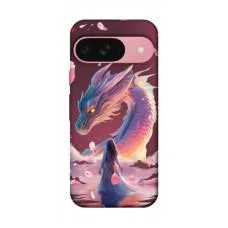 TPU чохол Demsky Girl and dragon для Google Pixel 9