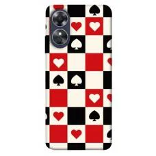 TPU чохол Demsky Card Grid для Oppo A17