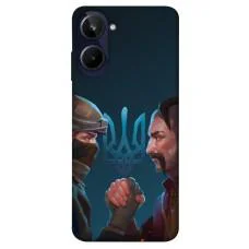 TPU чехол Demsky ЗСУ style 4 для Realme 10 4G