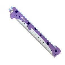 Лінійка дерев’яна фігурна Динозавр, 12 см