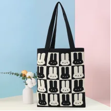 Сумочка Кролик, 31x29 см, 2 довгі ручки, FG230704004 (В асортименті)