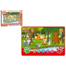 Планшет навчальний, музичні звуки (українською), на батарейках, SK0036ABC