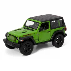 Металлический инерционный джип Jeep Wrangler Hard Top 5", открываются двери (в ассортименте)
