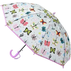 Парасолька дитяча, довжина 65.5 см, тростина 62 см, d=85 см, спиця 48 см, клейонка (В асортименті)