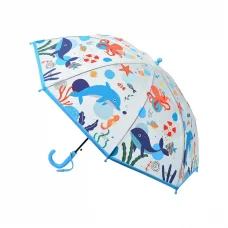 Парасолька дитяча, довжина 65.5 см, тростина 62 см, d=86.5 см, спиця 48 см, клейонка (В асортименті)