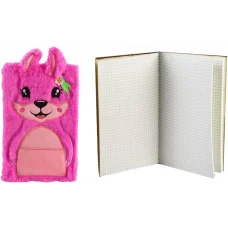 Блокнот пушистый Animals, 80 листов, линейка, 70 г/м² (в ассортименте)