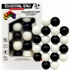 Іграшка-антистрес Молекула, 2021-194, чорні та білі кульки