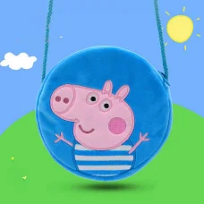 Сумочка Герой Свинка Пеппа, 1 відділення, застібка, регульований ремінець, 21x4x20 см, M18428 (В асортименті)