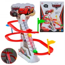 Трек Тачки, автоматичний підіймач, звуки, мелодія, підсвічування, 3 машинки, 1112H