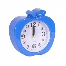 Настільний годинник - будильник  "Яблуко" 11*11*4 см (Х2-18/X2Y8)  (В асортименті)
