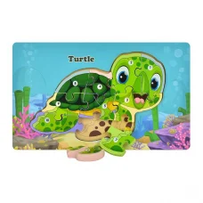 Дерев’яна іграшка Пазли, 22.5x13x1 см, MD1924 (В асортименті)