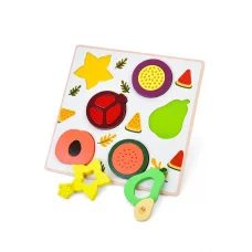 Деревянные пазлы Рамка-вкладыш, 22.5x22.5x2 см, MD0726 (в ассортименте)