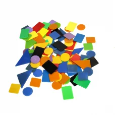 Набір геометричних фігур, 100 шт., у контейнері