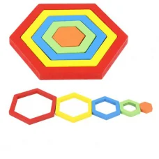 Деревянная игрушка Рамка-вкладыш микс видов, в п/е 14,5-14,5-1см /100/