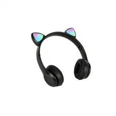 Наушники Bluetooth с ушками и LED-подсветкой MZ-47 складные //