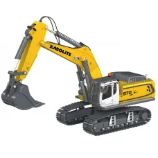 Спецтехніка на радіокеруванні "Екскаватор", парогенерація, підсвічування, акумулятор 3.7V, звук, беззвучний режим, гусеничний хід, автоматичний рух ковша Z6819A