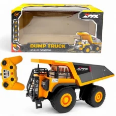 Спецтехніка на радіокеруванні "Самоскид", підсвічування, акумулятор 3.7V, масштаб 1:18, звук, беззвучний режим, гумові шини, автоматичний рух кузова Z6827A