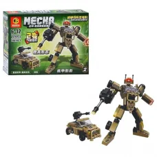 Конструктор 2в1 робот транспорт від 107 деталей (В асортименті) CD8193