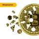 Пазл дерев'яний Біткоїн Bitcoin, А2, Дерев'яна коробка 300+ елементів Пазл дерев'яний Біткоїн Bitcoin, А2, Дерев'яна коробка 300+ елементів